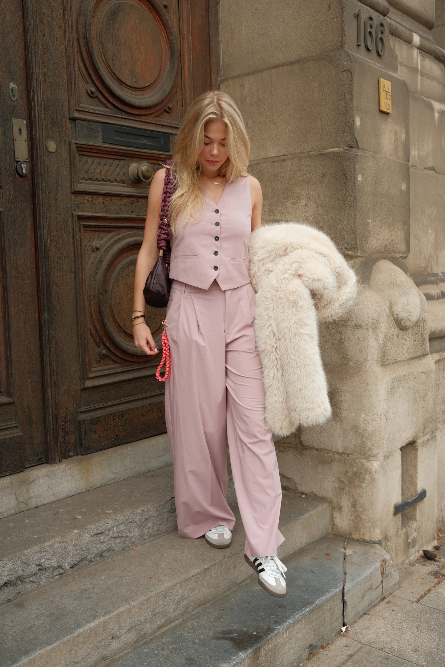 Burgundy - Chunky bagstrap